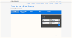 Desktop Screenshot of firstatlantarealestate.com